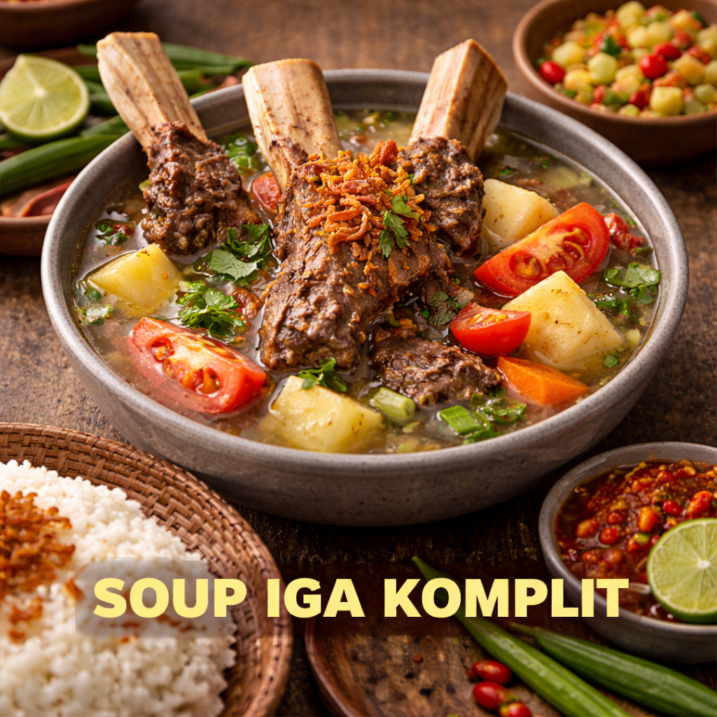 Soup Iga Komplit Kedai Locale